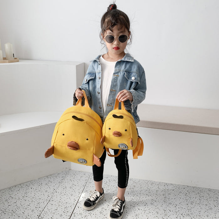 Wholesale Cute Children's Backpack Parent-child Bag Canvas Small School Bag JDC-BP-YuanDuo042