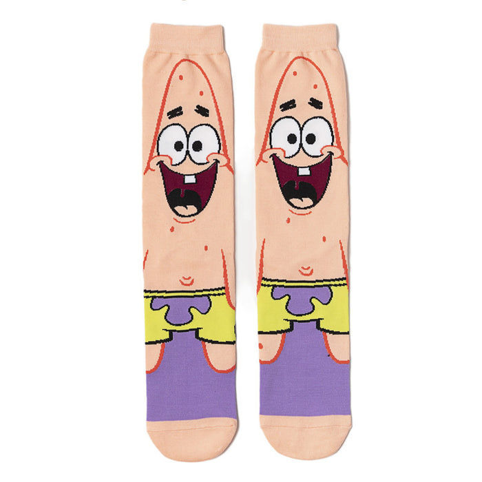 Wholesale Men's Cotton Sports casual Cartoon Socks Size 42-47 9-11