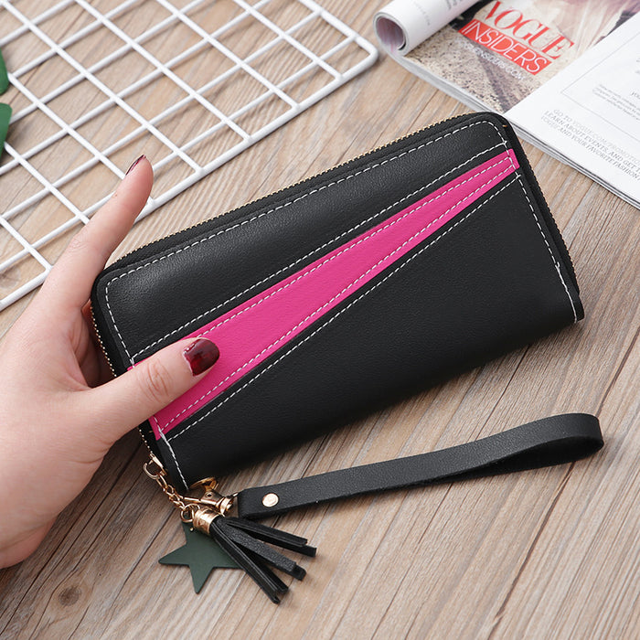 Wholesale Ladies Long Tassel Wallets JDC-WT-MeiSQ005