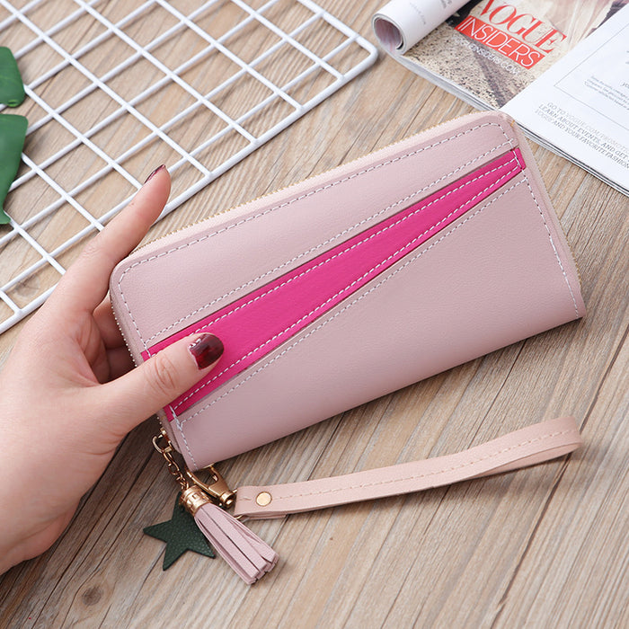 Wholesale Ladies Long Tassel Wallets JDC-WT-MeiSQ005