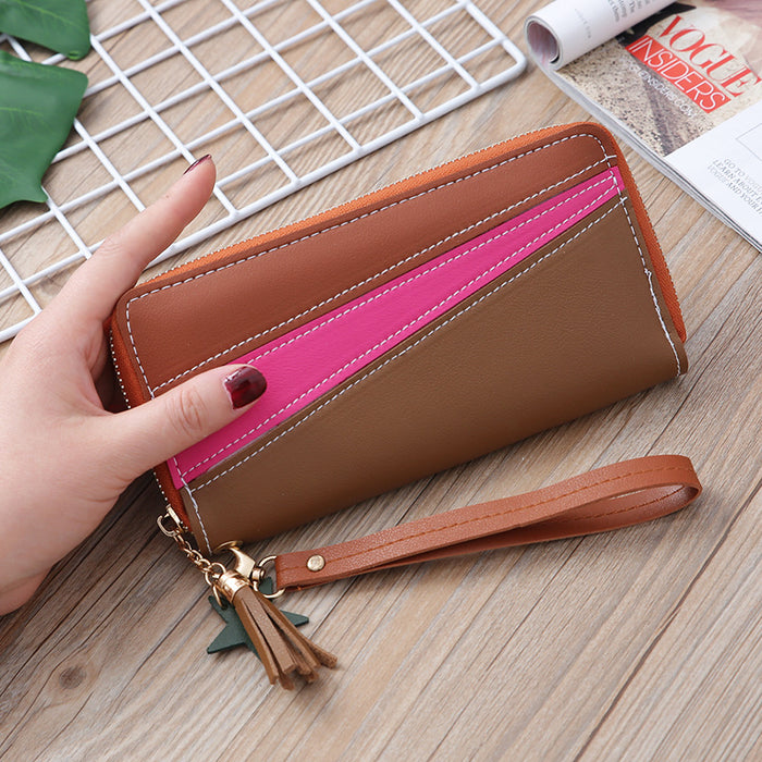 Wholesale Ladies Long Tassel Wallets JDC-WT-MeiSQ005