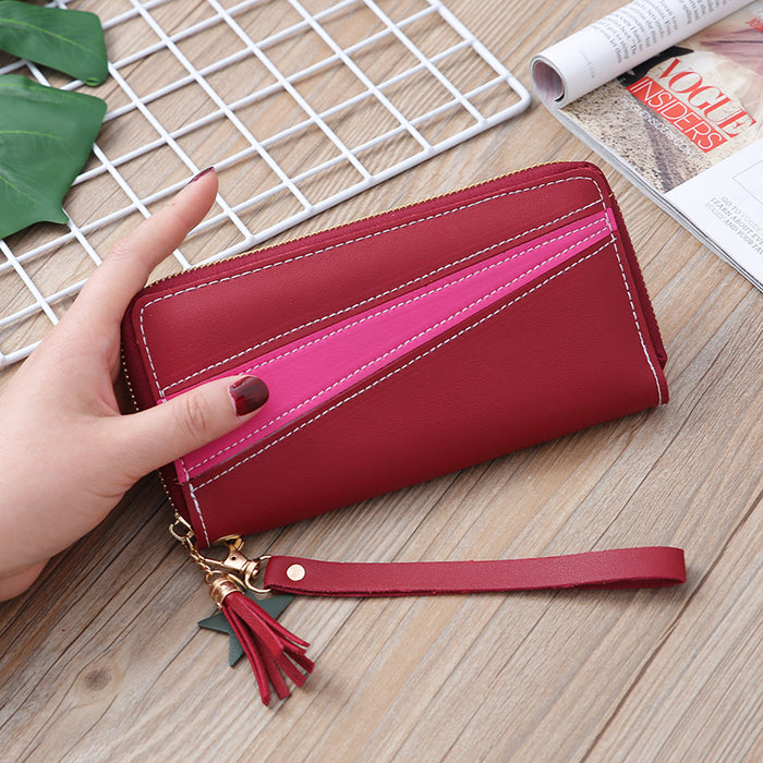 Wholesale Ladies Long Tassel Wallets JDC-WT-MeiSQ005