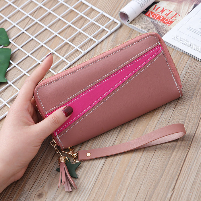 Wholesale Ladies Long Tassel Wallets JDC-WT-MeiSQ005