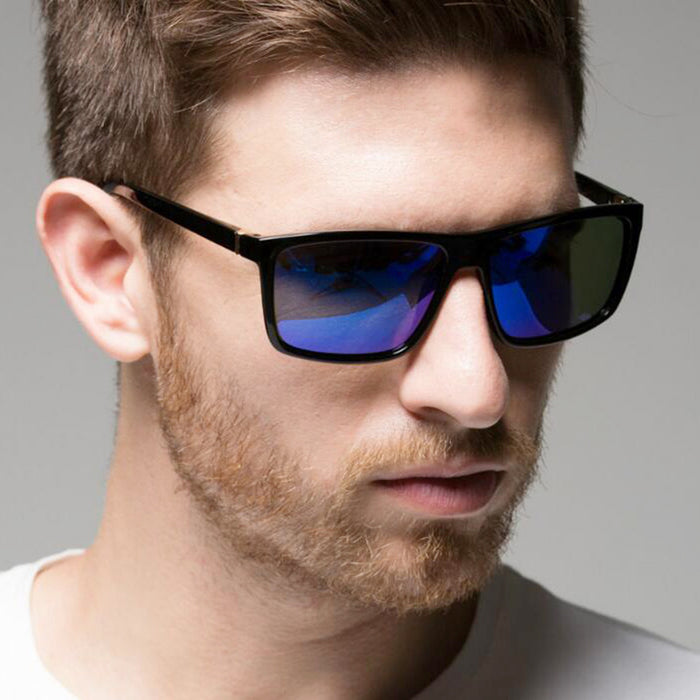 Wholesale Men's retro sunglasses with trendy large frame
