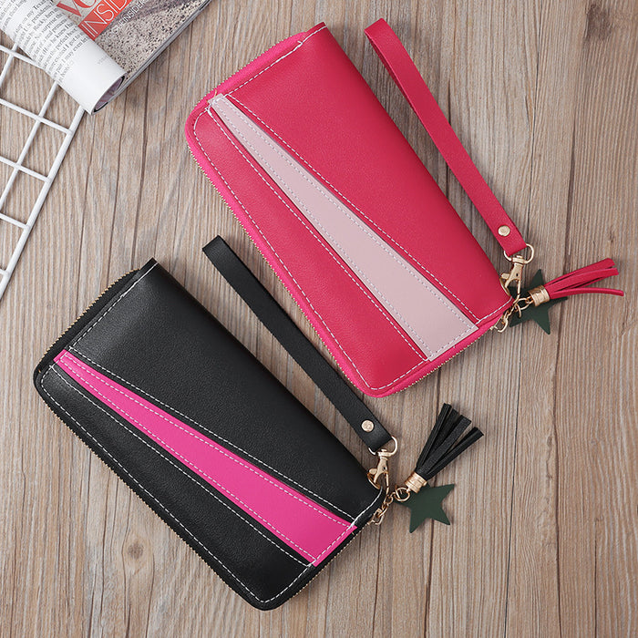 Wholesale Ladies Long Tassel Wallets JDC-WT-MeiSQ005