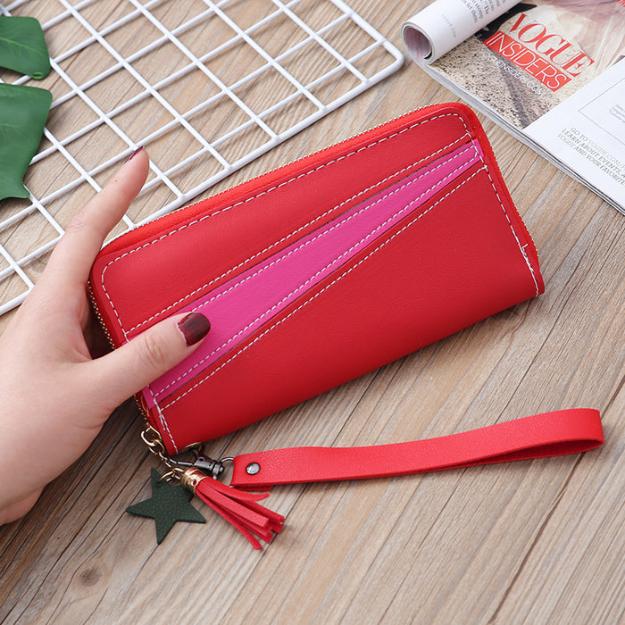 Wholesale Ladies Long Tassel Wallets JDC-WT-MeiSQ005