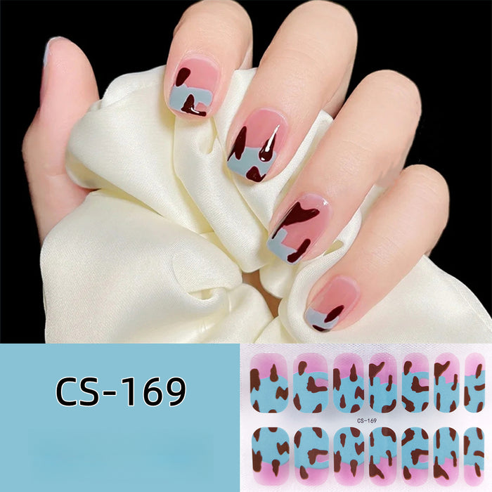 Wholesale No-bake Gel Waterproof Long-lasting 3D Nail Stickers JDC-NS-ARS004