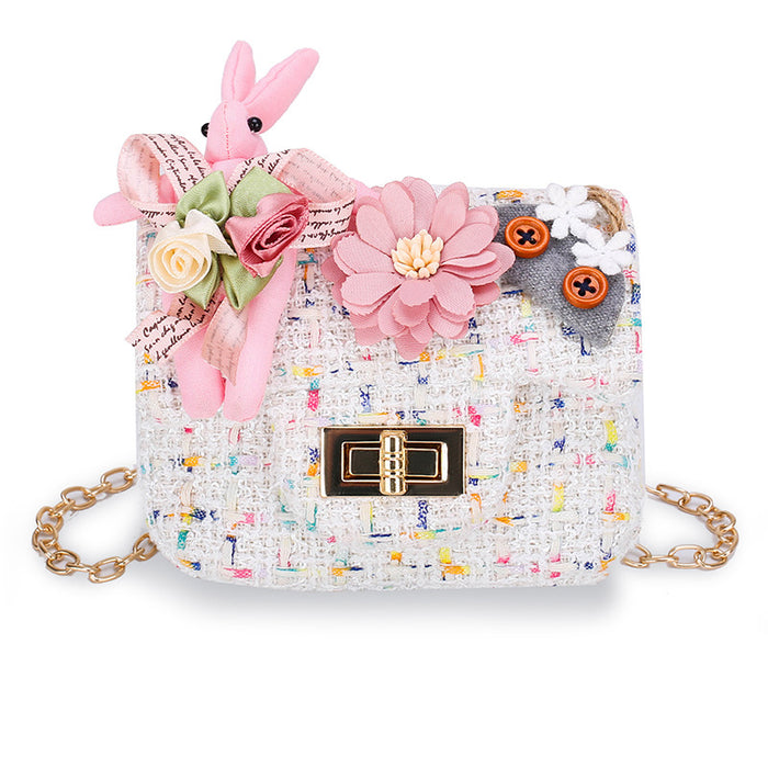 Wholesale PU Cartoon Flower Shoulder Bag JDC-SD-GM003