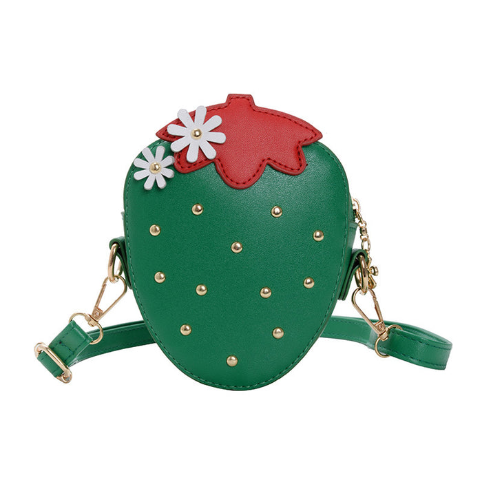 Wholesale Stylish crossbody bag, adjustable fruit bag, cute princess coin purse
