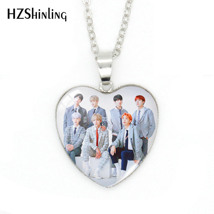 Wholesale Necklaces Alloy Glass Sheet Idol Merchandise (F) JDC-NE-XiangL004