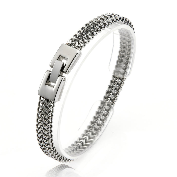 Wholesale Stainless steel bracelet, steel color titanium steel men's jewelry