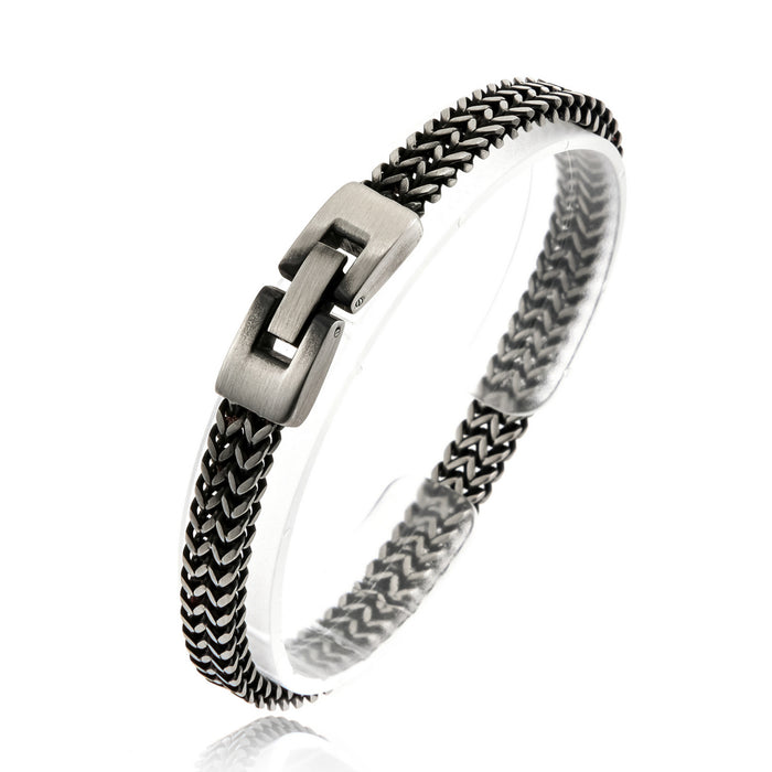 Wholesale Stainless steel bracelet, steel color titanium steel men's jewelry