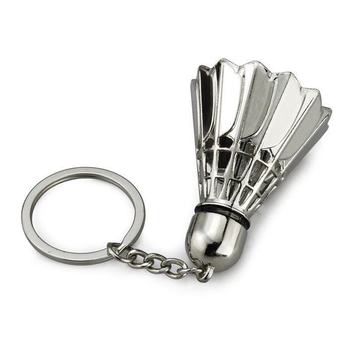 Wholesale Zinc Alloy Creative Badminton Keychain JDC-KC-XunX019