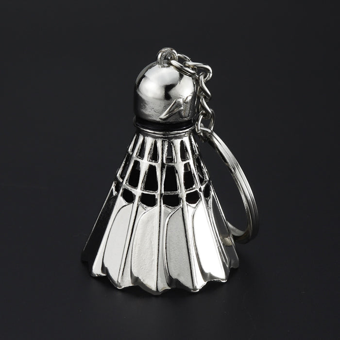 Wholesale Zinc Alloy Creative Badminton Keychain JDC-KC-XunX019