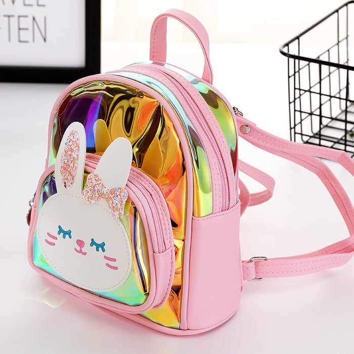 Wholesale New Children' s Backpack Leisure Travel Lightweight Laser Backpack Cute Cartoon Dance Girls Kindergarten School Bag