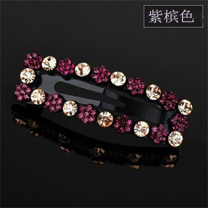 Wholesale Diamond Crystal Alloy Hairpin JDC-HC-GuoQY001