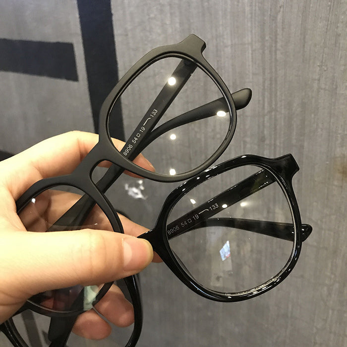 Wholesale Irregular polygon large frame flat lens retro flat lens frame