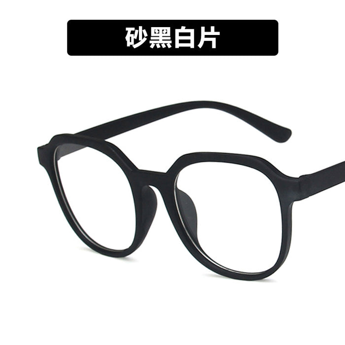 Wholesale Irregular polygon large frame flat lens retro flat lens frame