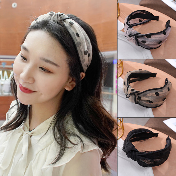 Wholesale Lace Retro Minimalist Headband JDC-HD-HuiY020