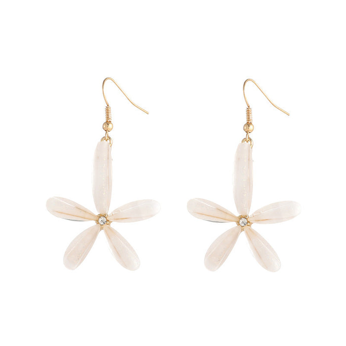 Wholesale Flower Earrings oversized petal earrings for Women