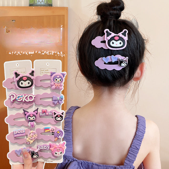 Wholesale Children's Hair Accessories Hairpins Kulomi Stall One Meter Cartoon Hairpin Back of The Head Broken Hairpin Large BB Hairpin JDC-HC-Zaix003