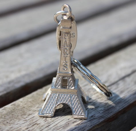 Wholesale Zinc Alloy Eiffel Tower Keychain JDC-KC-BSD002