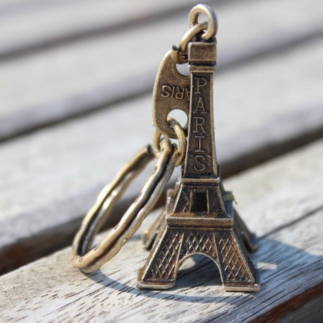 Wholesale Zinc Alloy Eiffel Tower Keychain JDC-KC-BSD002