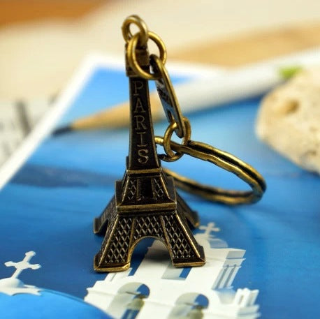 Wholesale Zinc Alloy Eiffel Tower Keychain JDC-KC-BSD002