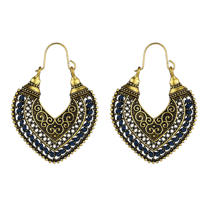 Wholesale   earrings earrings jewelry vintage  hollow carved earrings