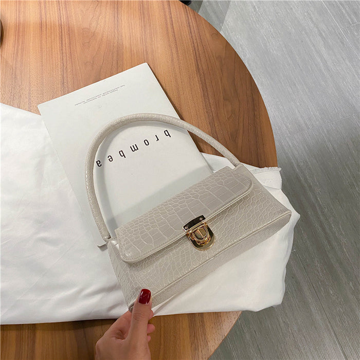 Wholesale Popular new versatile stone patterned fashionable shoulder bag, underarm bag