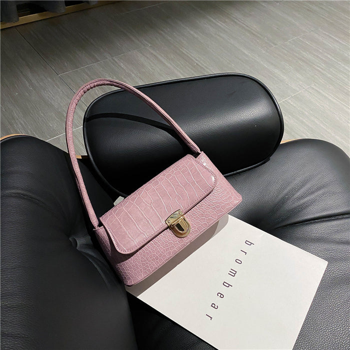 Wholesale Popular new versatile stone patterned fashionable shoulder bag, underarm bag