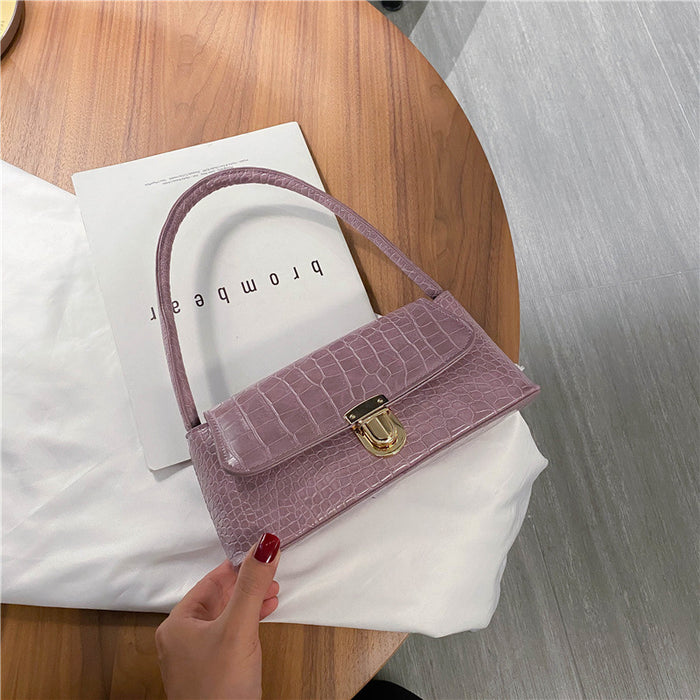 Wholesale Popular new versatile stone patterned fashionable shoulder bag, underarm bag