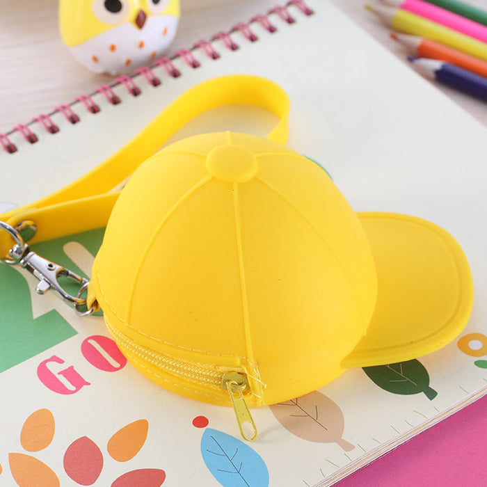 Wholesale Silicone Baseball Cap Coin Purse JDC-WT-YouTu002