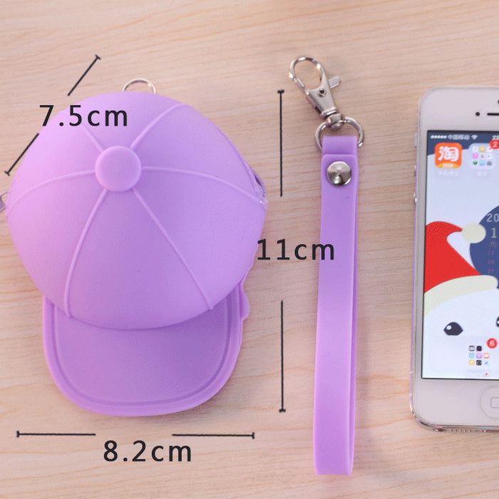 Wholesale Silicone Baseball Cap Coin Purse JDC-WT-YouTu002