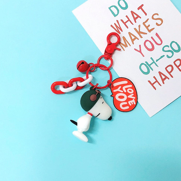 Wholesale Drip Glue Cartoon Doll Keychain JDC-KC-Gongz050