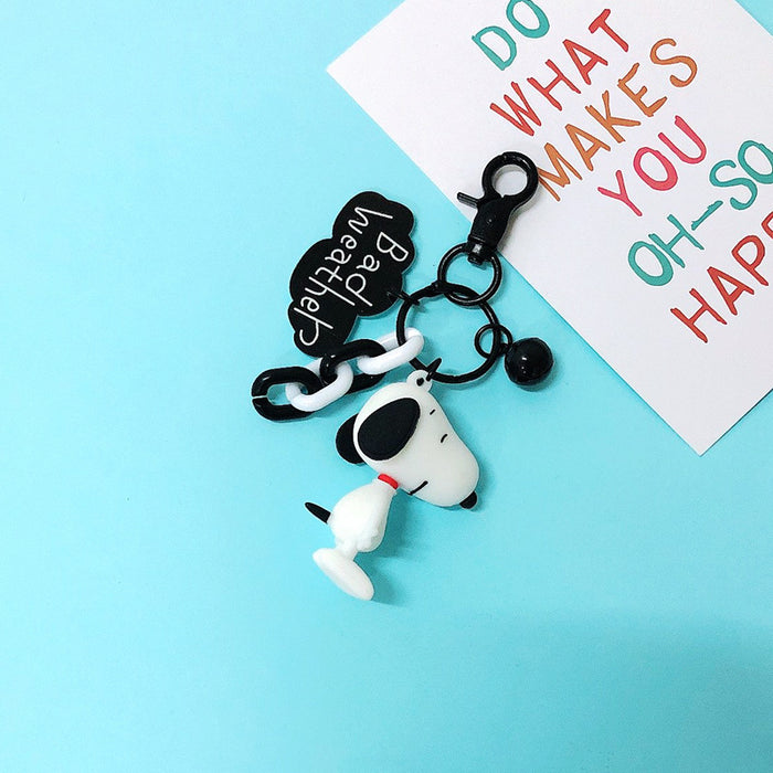 Wholesale Drip Glue Cartoon Doll Keychain JDC-KC-Gongz050