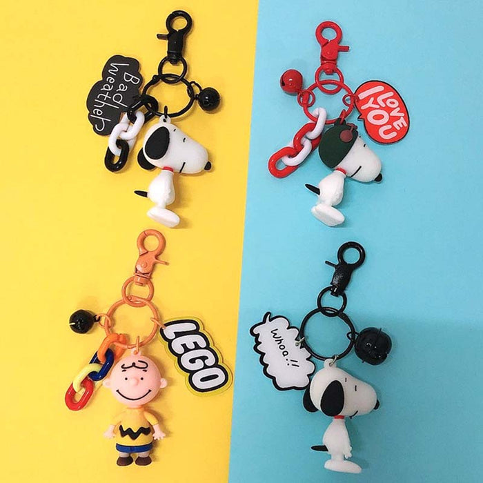 Wholesale Drip Glue Cartoon Doll Keychain JDC-KC-Gongz050