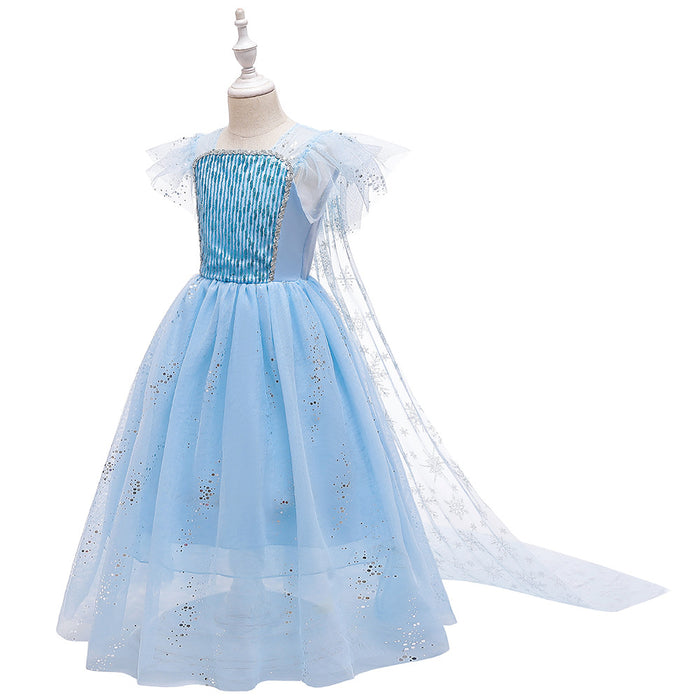 Wholesale Mesh Puffy Princess Florist Dress Aisha Dress Children's Children's Costume