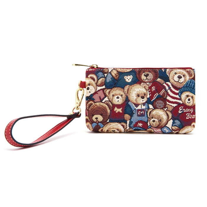 Wholesale Canvas Bear Wallet JDC-WT-Aida002