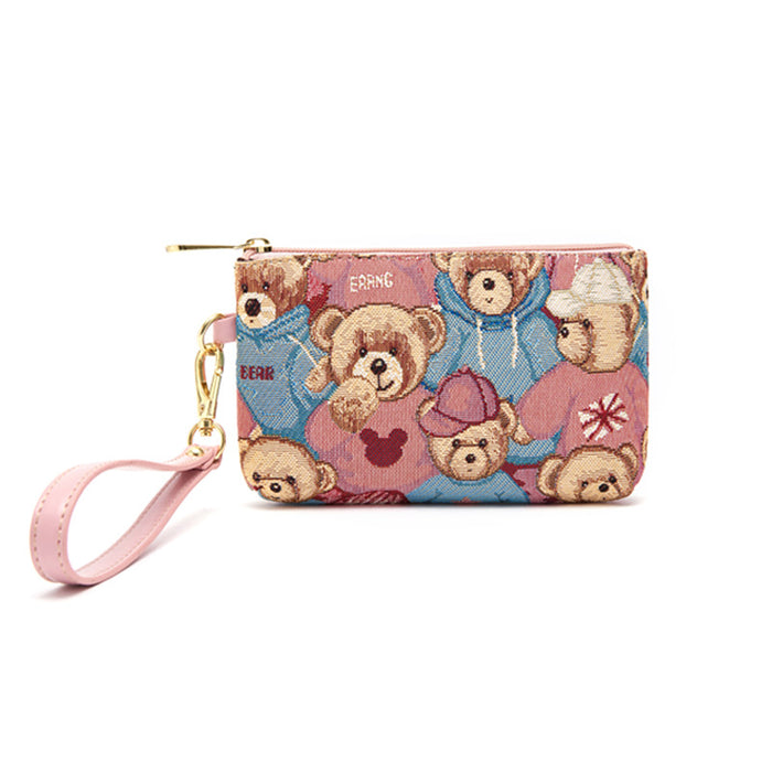 Wholesale Canvas Bear Wallet JDC-WT-Aida002