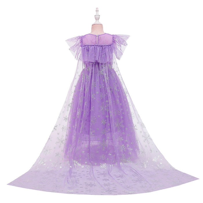 Wholesale Mesh Puffy Princess Florist Dress Aisha Dress Children's Children's Costume