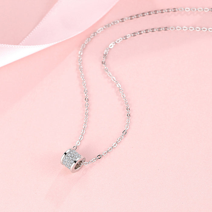 Wholesale Silver jewelry, pure silver necklace, women's niche design, pendant, temperament jewelry