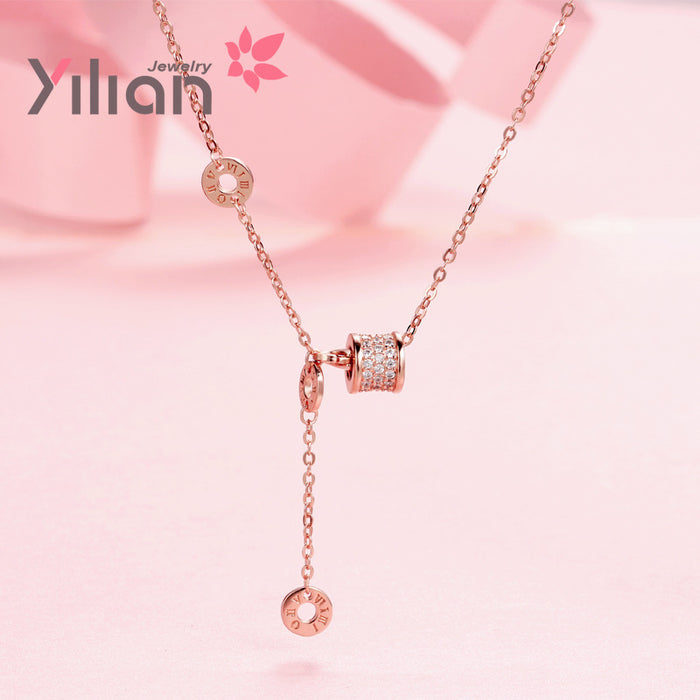 Wholesale Silver jewelry, pure silver necklace, women's niche design, pendant, temperament jewelry