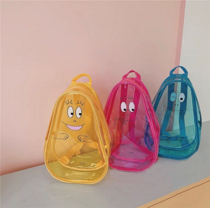 Wholesale Baba Papa's PVC Backpack Backpack Summer Vacation Snack Toy Swimming Outdoor Street Shooting Children's Bag