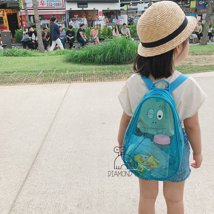 Wholesale Baba Papa's PVC Backpack Backpack Summer Vacation Snack Toy Swimming Outdoor Street Shooting Children's Bag