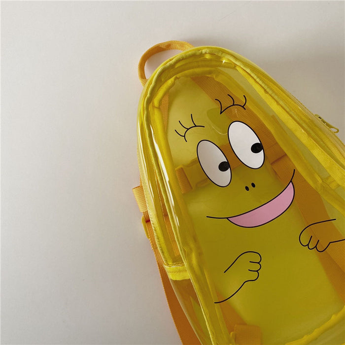 Wholesale Baba Papa's PVC Backpack Backpack Summer Vacation Snack Toy Swimming Outdoor Street Shooting Children's Bag