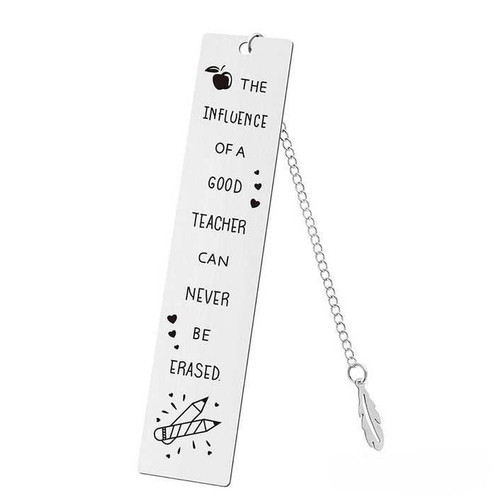 Wholesale Stainless Steel Teacher's Day Bookmark JDC-BM-GangG001