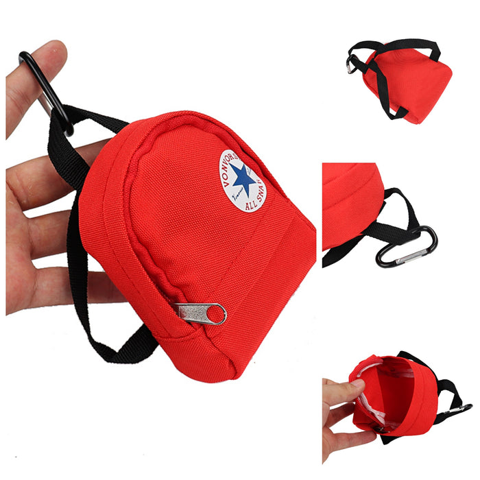 Wholesale Canvas Keychain Pouch Chic Card Holder And Earphone Storage Bag Street Trend Boutique Resale