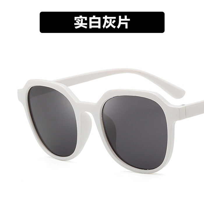 Wholesale Irregular polygon large frame flat lens retro flat lens frame