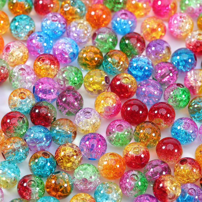 Wholesale 100PCS/Pack Acrylic Burst Beads 6/10/12mm JDC-BDS-Luy011